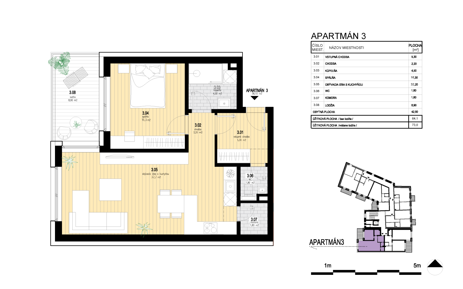 Apartmán 3