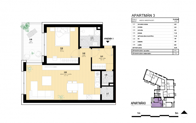 Apartmán 3