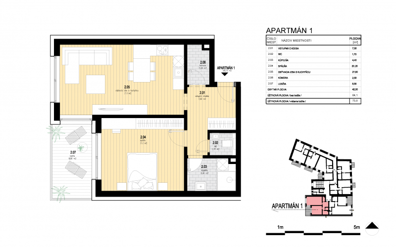 Apartmán 1